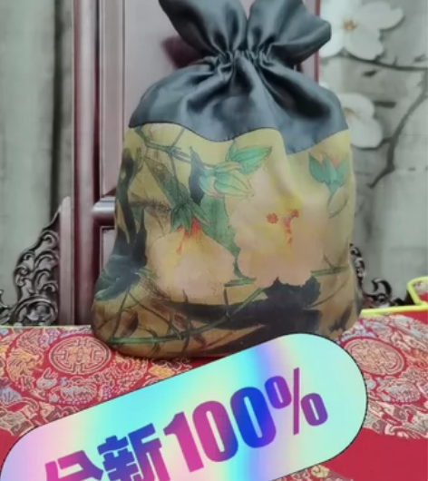 迷你包包女真丝香云纱女士包袋新款束口手提小...