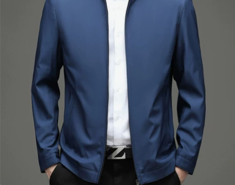 啄木鸟夹克 男装夹克冰丝男立领春夏季高端中...