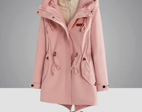 啄木鸟户外秋冬冲锋衣女中长款潮牌三合一可拆...