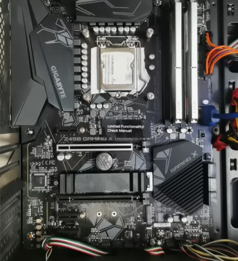 出技嘉Z490 grming拆机主板一块，...