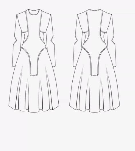 服装正背款式图代画！接急单！ 出图快。白菜...