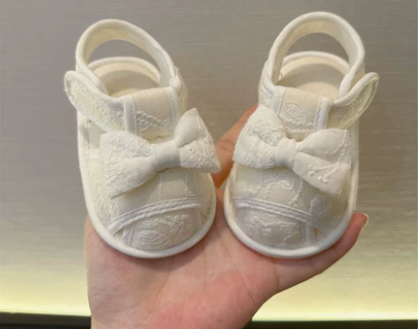 夏季婴儿凉鞋女宝宝鞋子棉布公主软底防滑婴幼...