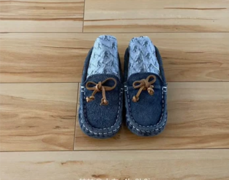 儿童豆豆鞋春秋季男女瓢鞋软底低帮鞋一脚蹬 ...