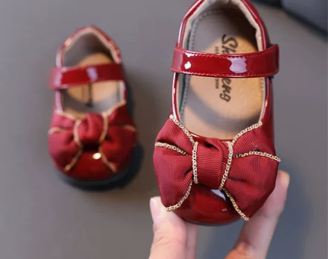 新一岁女宝宝公主鞋秋洋气婴儿软底学步鞋小童...