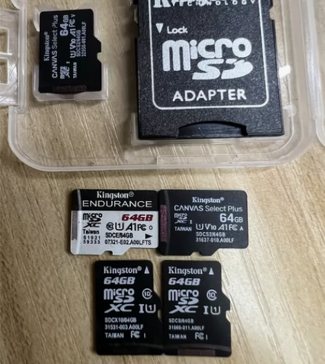 64g的内存卡，出拆机的，金士顿的，紫白 ...