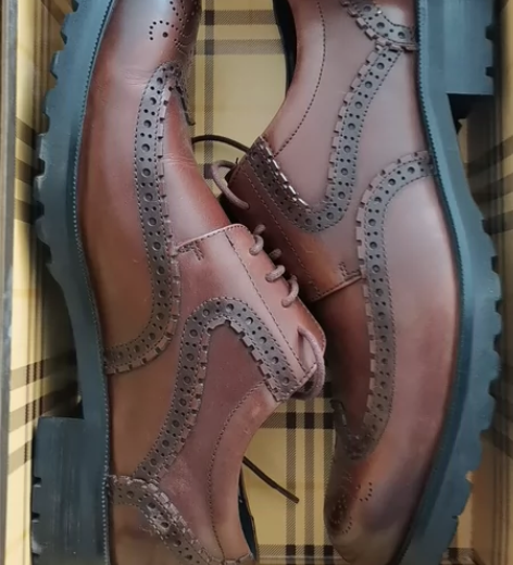 专柜试穿下架！就一双40码偏大半码！复古布...