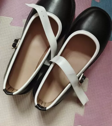 全新玛丽珍女鞋 搭配小裙子真的太好看了[托...