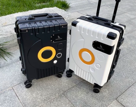 【特价处理】袋鼠高档铝框万向轮拉杆箱网红密...