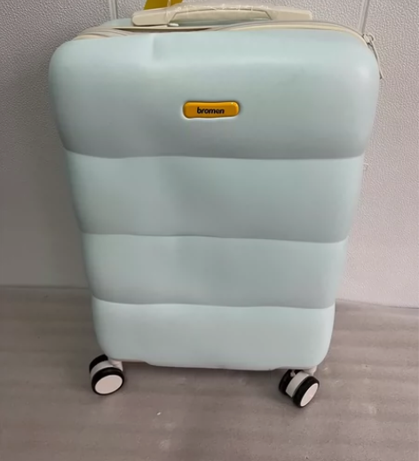 不莱玫行李箱20寸羽绒箱薄荷绿拉杆箱 全新...