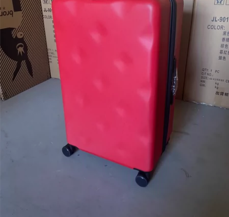 不莱玫22p磨砂红微瑕疵行李箱拉杆箱 箱子...