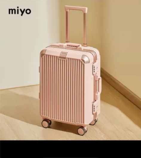 MIYO行李箱女铝框新款皮箱拉杆箱男大容量...