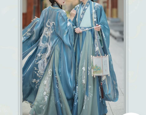 河汉涓埃【雨师】原创晋制齐腰襦裙重工刺绣汉...