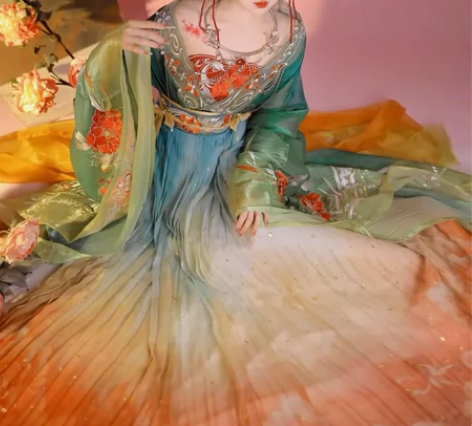 绛悠堂【扶摇】魏晋南北朝大袖襦女 重工刺绣...