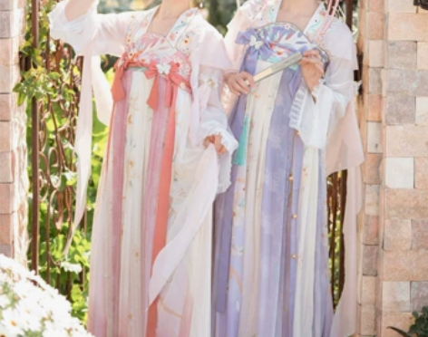 茗月萱汉服 [花语]原创女齐胸汉元素春夏季...