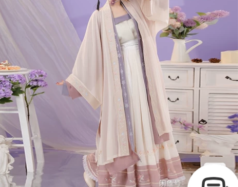 【标价出】清梳原创芳华宋制汉服 四件套 s...