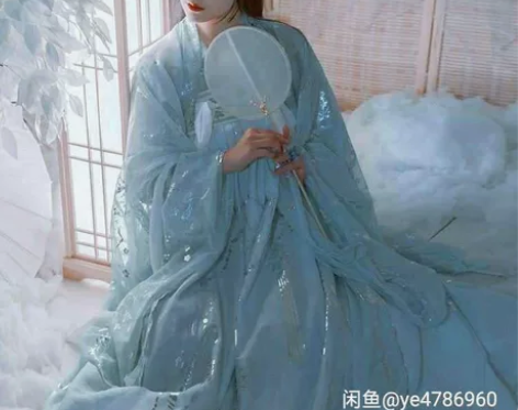 艺缕正品原创汉服女对襟齐胸襦裙新品烫金3米...