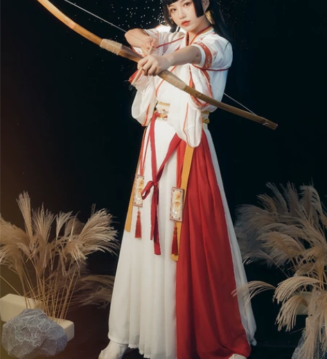 宿问【白露】 晋制原创汉服女齐腰襦裙中国风...