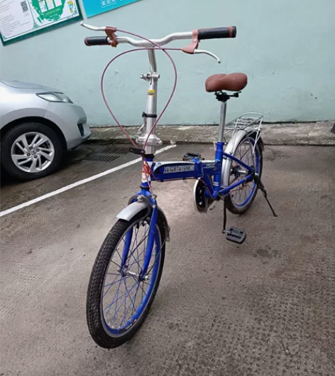 自行车上海永久，500买来就骑了两次，轮胎...