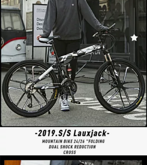 全新lauxjack折叠自行车，买来后一直...