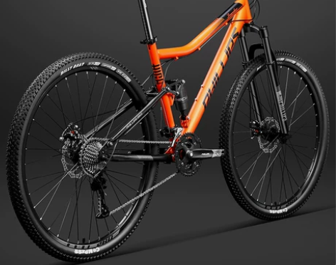 菲利普软尾山地车自行车双减震变速上班代步成...