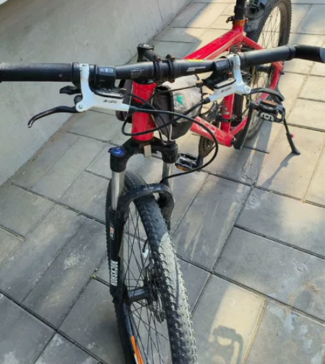 美利达自行车，买了两年了，孩子上初中骑了不...