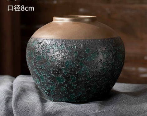 景德镇陶瓷花瓶摆件客厅插花新中式玄关装饰品...