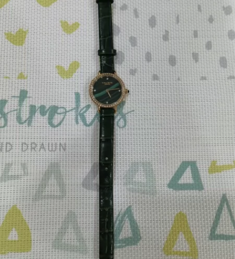 Lola Rose小绿表 孔雀石手表女复古...