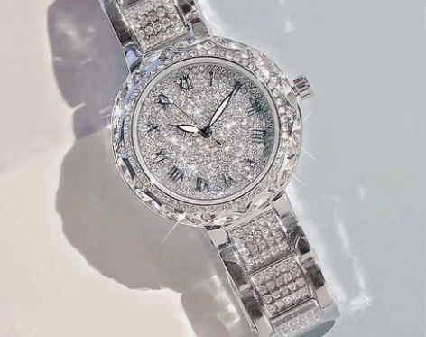 全新 阿玛尼满天星女表 经典款 保护膜还没...