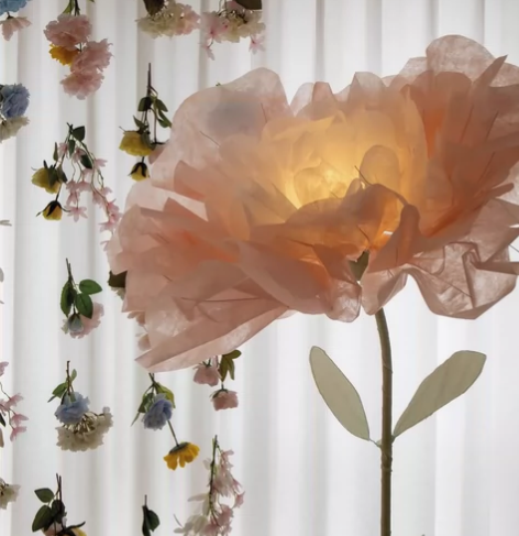 【可开合花灯】拍摄道具/家庭氛围灯/艺术灯...