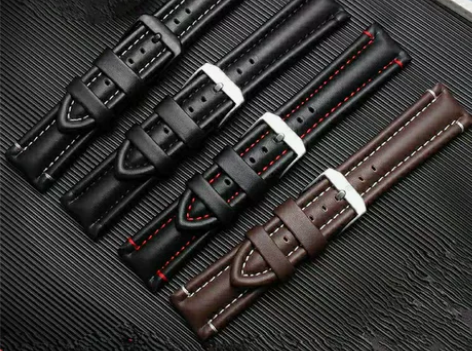 鲁美诺斯6502 6251真皮表带24mm...