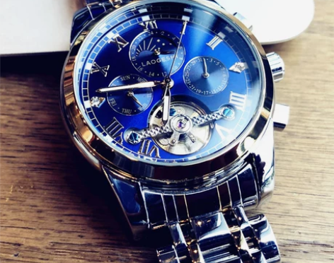 2022新款镂空陀飞轮全自动机械表手表男士...