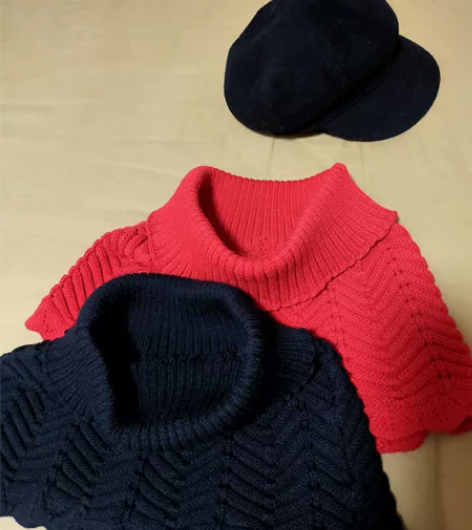 韩版针织披肩围脖全新29,毛呢贝雷帽九新1...