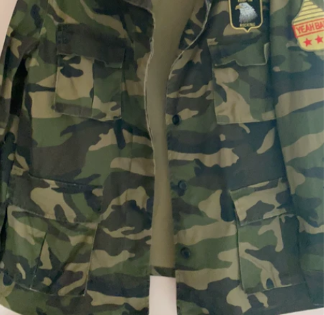 迷彩军装外套 宽松版型 M