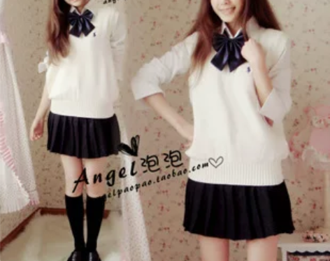 实拍angel泡泡【校服背心】热卖千件！学...