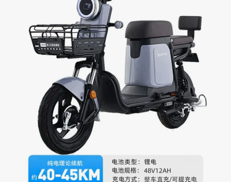 【狂欢价】哈啰电动车棒途新国标锂电池智能轻...