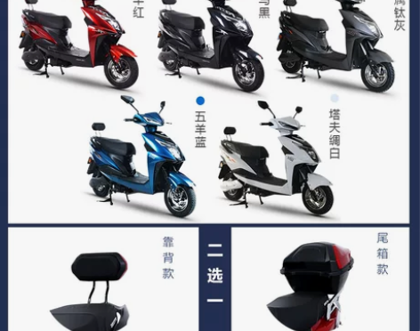 【99划算价】五羊电动车红运电瓶车电动摩托...