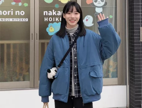 奶兔星球-自制 充满少年感的棒球外套日系复...