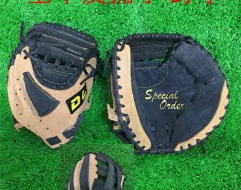 【棒球魂】全牛皮捕手成人垒球棒球手套接球手...