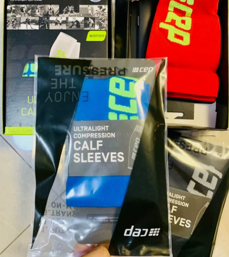 CEP德国进口运动小腿套马拉松越野梯度压缩...
