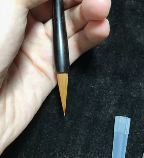 紫檀狼毫毛笔 极品毛笔秒杀100以下任何毛...