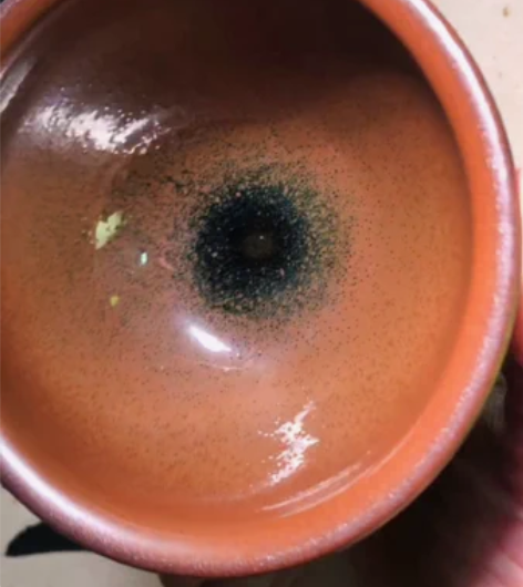 五月福利特惠建窑昔今缘柴烧柿红铁锈芝麻花红...