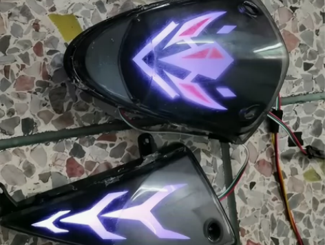 未来光科三阳鬼一尾灯凯撒机甲鱼骨kt猫刹车...