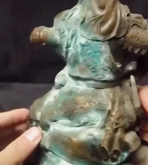 铜武圣——关公像，在家放置好几年了，现平价...