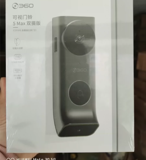 全新 360可视门铃5Max双摄像头400...
