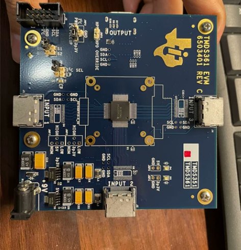 TMDS361BEVM 具有自适应均衡和增...