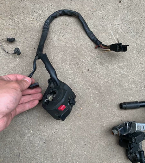 川崎ZRX400又称猪头400原装左手把开...