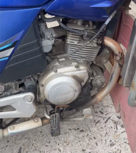 雅马哈天剑到手就开就这样卖了无手续有喜欢的...