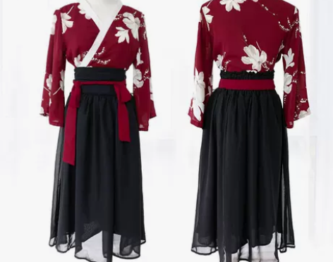 ?霏慕古典舞演出服女清新淡雅飘逸中国风民族...