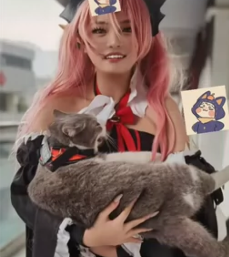 猫老师家克鲁鲁cos服 本人身高163，穿...