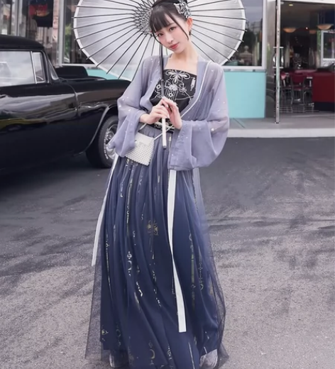 ?【十三余 小豆蔻儿】[连璧珠玑]对襟衫刺...